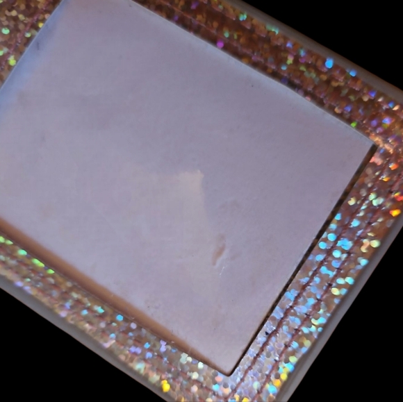 Holographic Glitter & Pink Card Holder Keychain - Picture 4 of 4